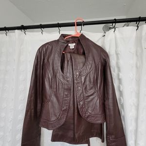 Cache 90s vintage leather set